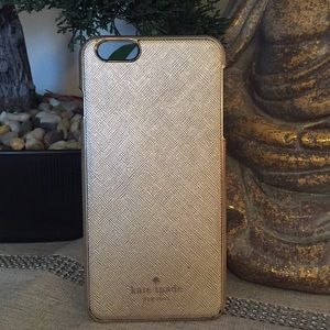Kate Spade IPhone Plus Rose Gold case